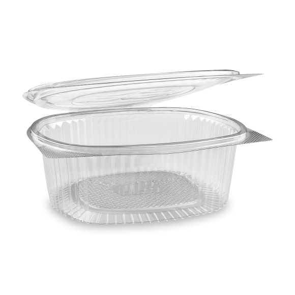 Miska oválna rPET s vekom 1500ml 50ks