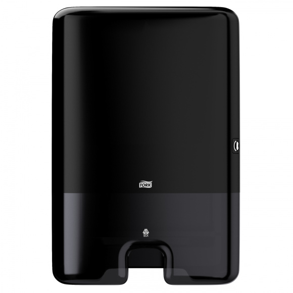 Zásobník Tork na utierky H2 INTERFOLD black