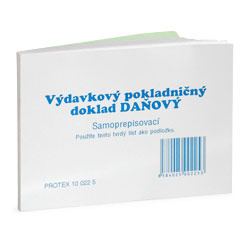 Výdavkový pokladničný doklad samoprepis