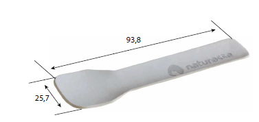 Lyžička na zmrzlinu 9,4cm papierová 150ks