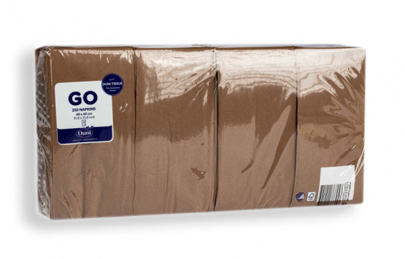 Servitky 40x40cm 3vr 8f 250ks chestnut