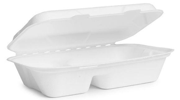 MENU BOX BAGASSE 2-dielny 1L 50ks