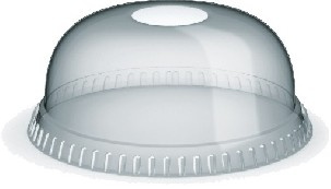Veko PET 95mm vypuklé s otvorom 50ks
