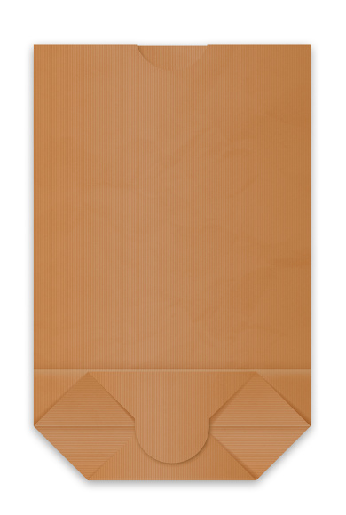 Vrecko papierové s krížovým dnom 5kg hnedé 500ks