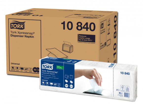 Servítky Xpressnap N4 1vr biele 9000ks