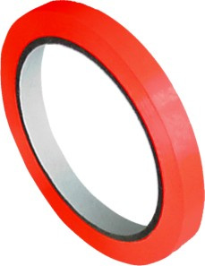 Páska pre zatvárací strojček červená 66m x 9mm