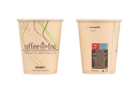 Pohár papierový 280ml M 80mm COFFEE AND TEA 50ks