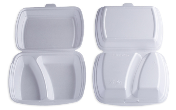 MENU BOX Economy 2-dielny XPS biely 125ks