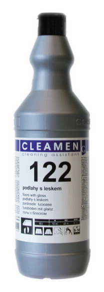 CLEAMEN 122 podlahy s leskom 1l