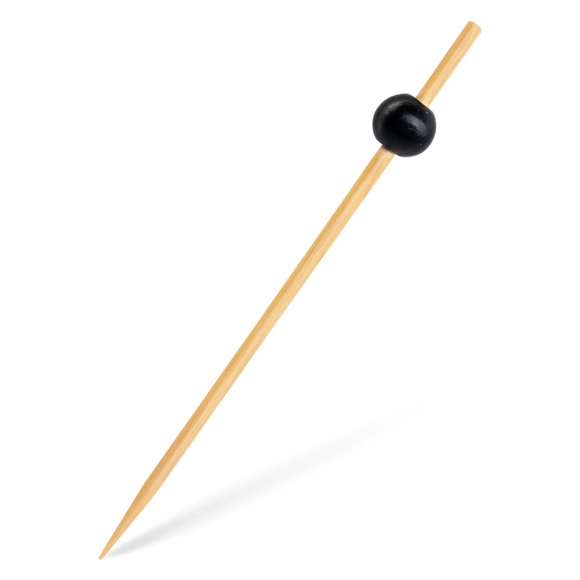 Napichovadlá bambus PERLA čierna 12cm 100 ks
