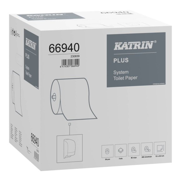 WC papier Katrin Plus System 800, 36 ks