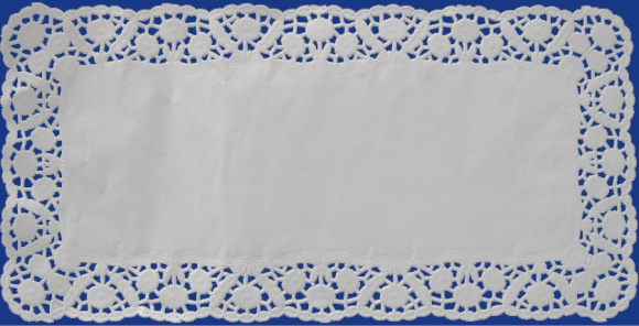 Krajky hranaté 30x40cm,100ks