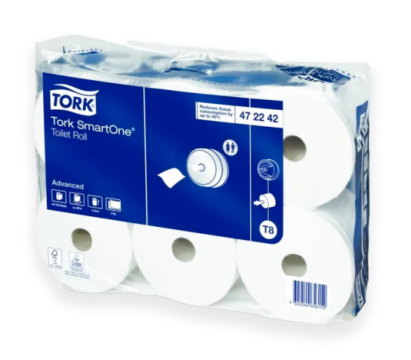 WC papier SmartOne 2vr biely 6ks