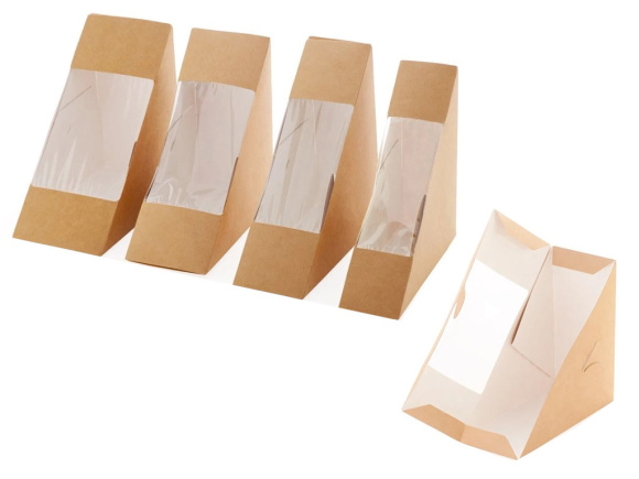 BOX na sendvič 130x130x70mm 50ks