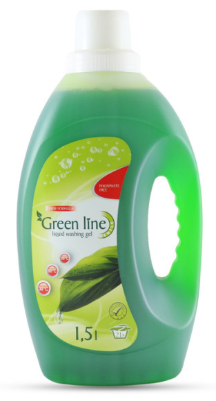 Prací gel GREEN LINE GENTLE 1,5L