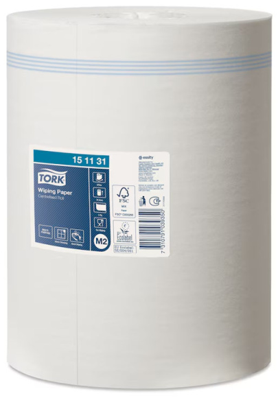 Utierky Tork M2 cel/rec 1vr 275m biele 6ks