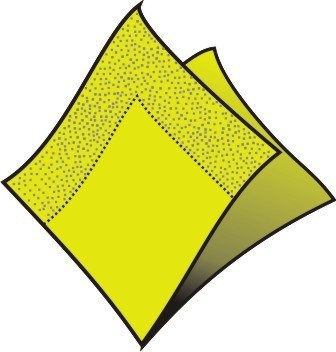 Servitky 40x40cm 3-vrstvové 4f žltozelené 250ks