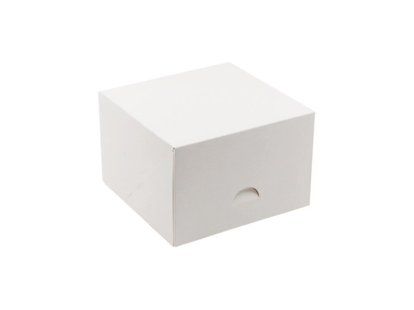 Krabička na zákusky 150x150x100 mm biela 15ks