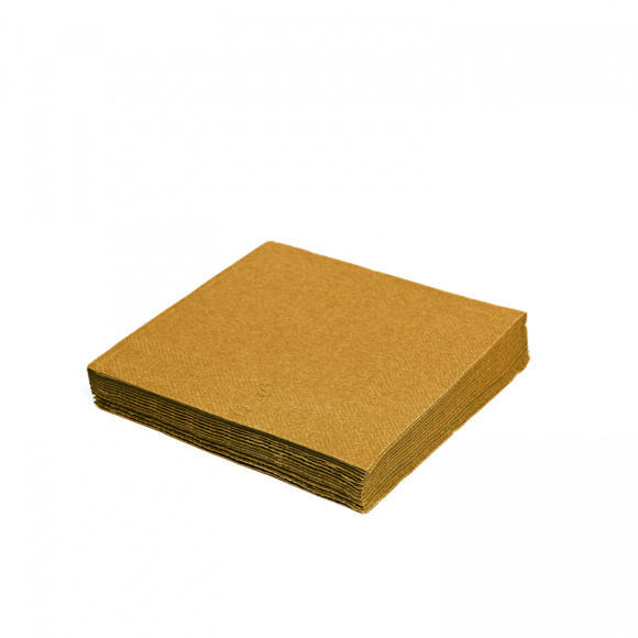 Servítky 33x33cm 3vr 4f 20ks zlaté