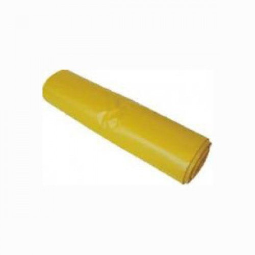 Vrece LDPE 70x110cm 40mik žlté 25ks 120L