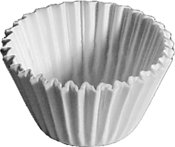 Košíček cukrárenský 20x19mm biely 1000ks