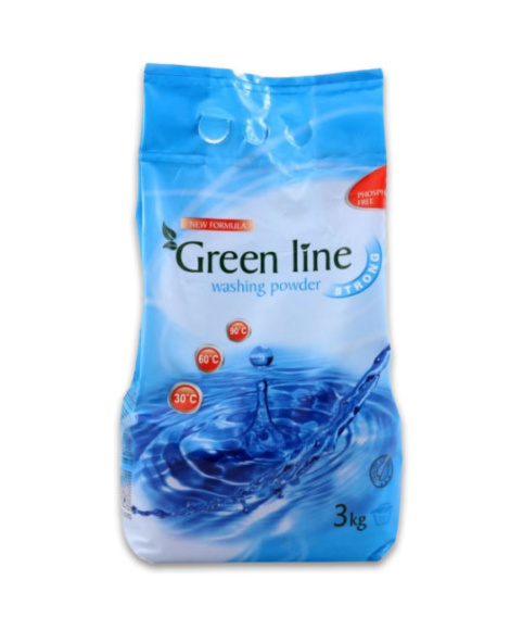 Prací prášok GREEN LINE STRONG 38PD 3kg