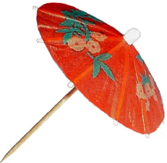 Dáždniček kokteilový, 10cm, 144ks