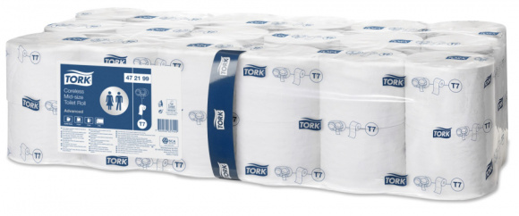 WC papier T7 Mid-Size bezdutinkový 2vr 36ks
