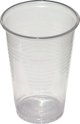 Pohár 300ml PP priehľadný 80mm 10ks