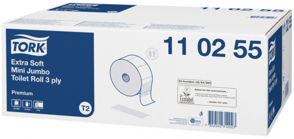 WC papier T2 JUMBO MINI 3vr. 12ks