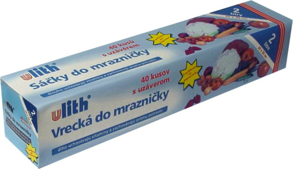 Vrecká do mrazničky 20x30cm 2L 40ks