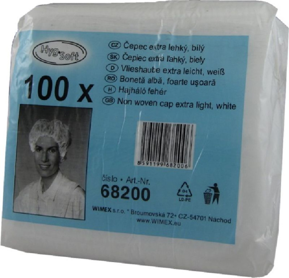 Čepiec extra ľahký, modrý 100ks