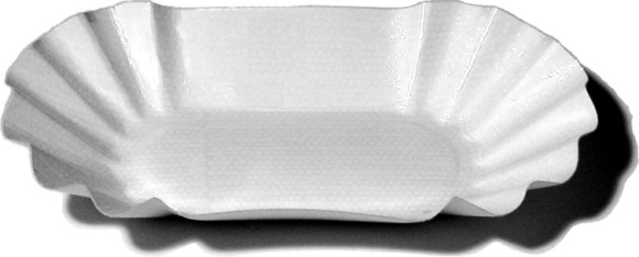 Miska papierová oválna 10,5x17,5x3cm 250ks