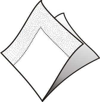 Servítky 33x33cm 2-vrstvové 4f 50ks biele