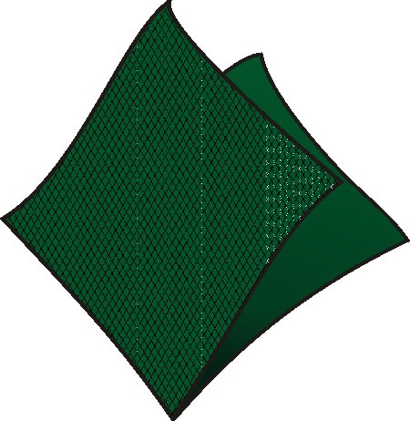 Servítky DekoStar 40x40cm 1-vrstvové 4f 40ks tmavozelné