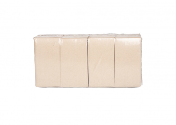 Servítky 33x33cm 2vr 8f 250ks EKO hnedé