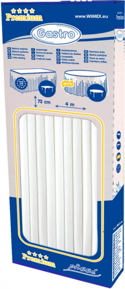 Stolová sukienka PREMIUM 4m x 72cm biela