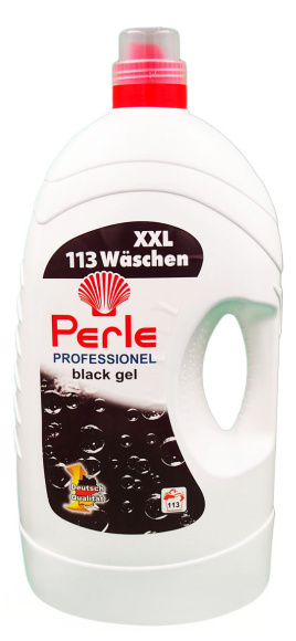 Prací gel PERLE na pranie 5,65L Black
