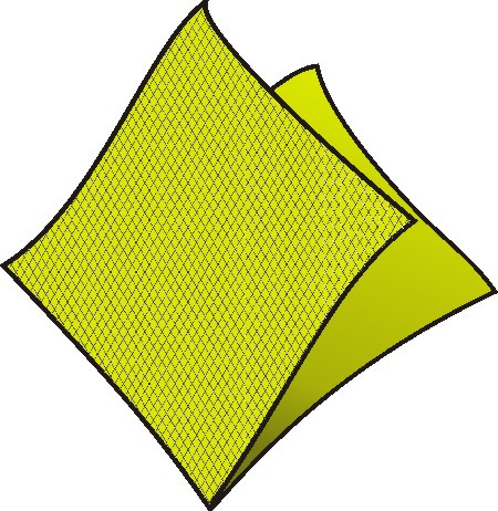 Servítky DekoStar 40x40cm 1-vrstvové 4f 40ks žltozelené