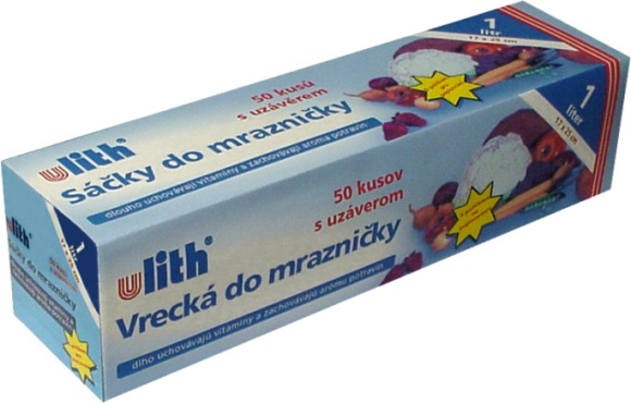 Vrecká do mrazničky 17x25cm 1L 50ks
