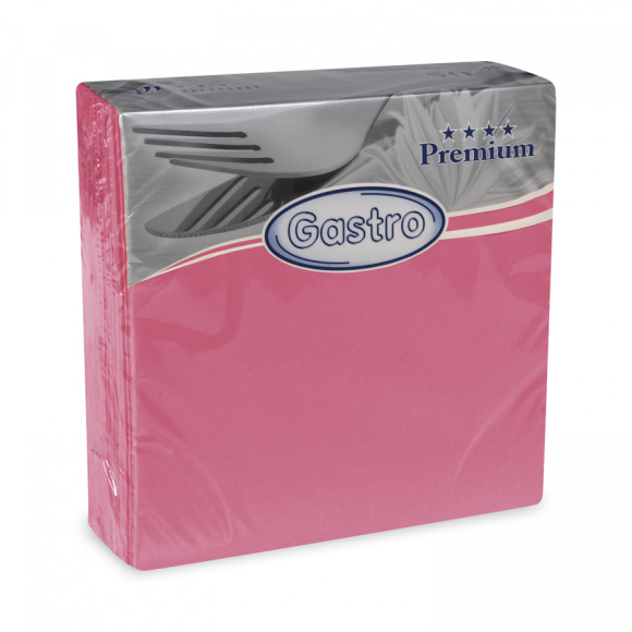Servítky PREMIUM 40x40cm 4f fuchsia 50ks