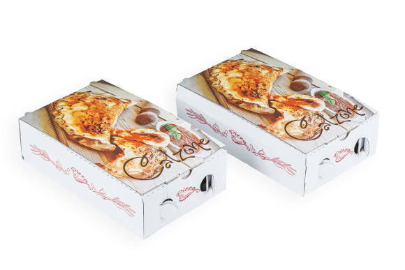Krabica na pizzu 28x17x7,5 CALZONE 100
