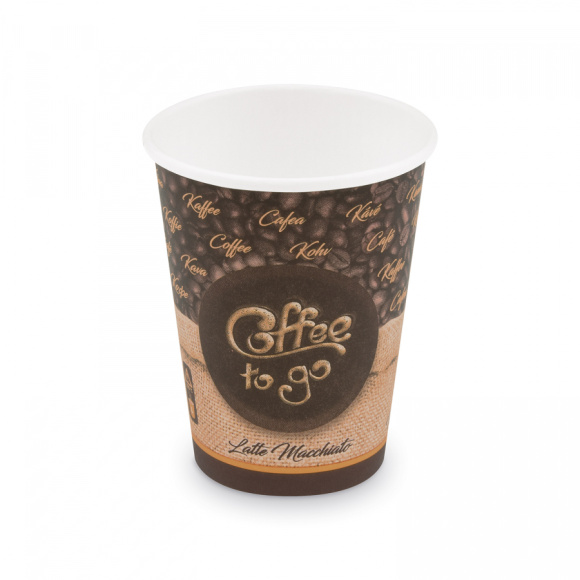 Pohár papierový 420ml L 90mm COFFE TO GO 50ks