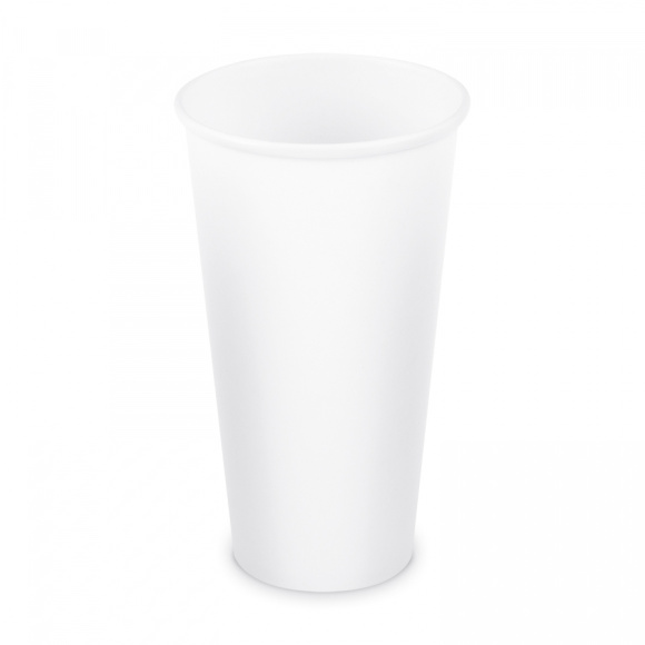 Pohár papierový 610ml XXL 90mm biely 50ks