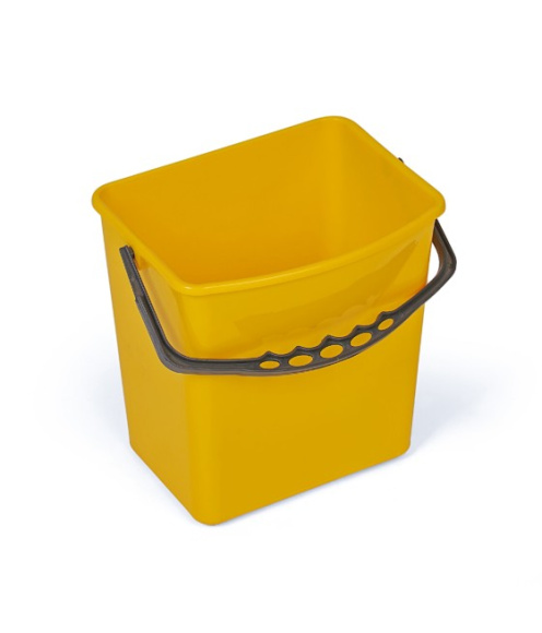 Vedro 6L pre upratovacie vozíky žlté