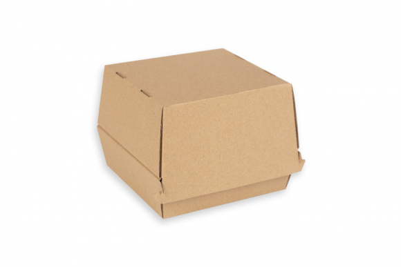 BOX hamburger 130x130x110 VL hnedý 50ks