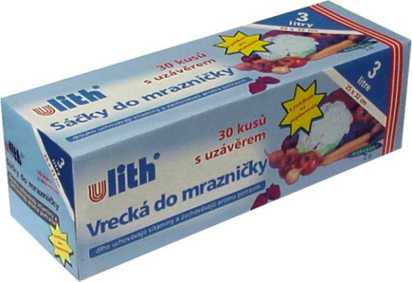 Vrecká do mrazničky 25x32cm 3L 30ks