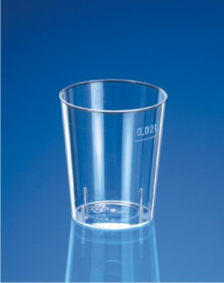 Pohár kryštál 2cl 50ks