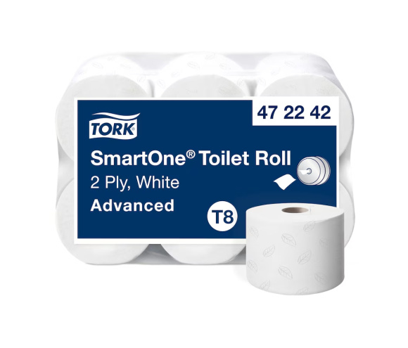 TORK SmartOne WC papier T8,  2vr biely, 6 ks