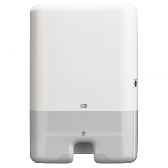 Zásobník Tork na utierky H2 INTERFOLD white